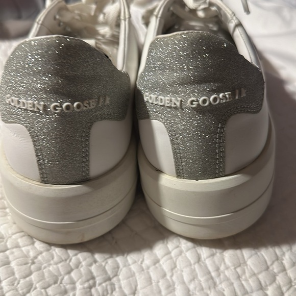Authentic Purestar Golden Goose women’s 41 . Glitter on heel - Picture 8 of 13